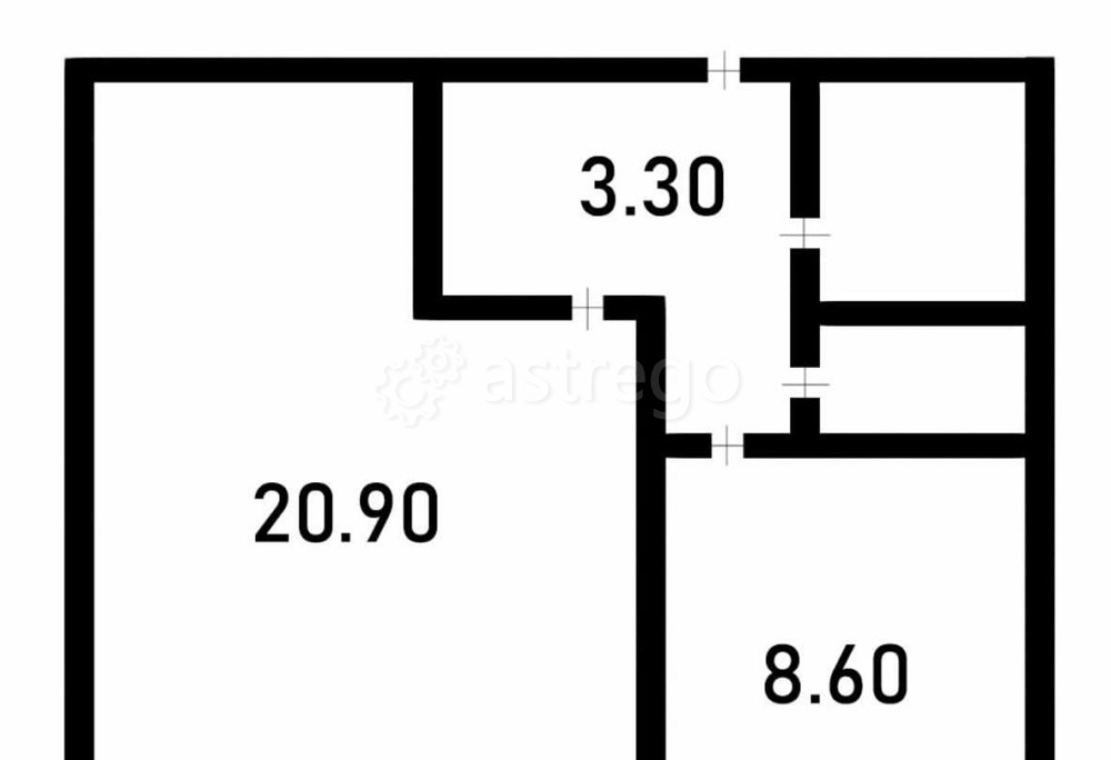 1-комн. квартира, 41 м2, 2/4 эт. Москва - изображение 2