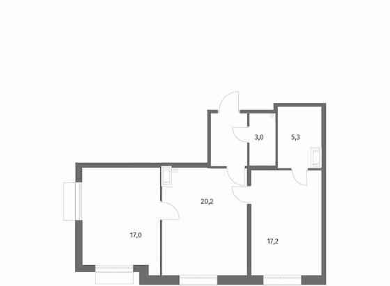 2-комн. квартира, 66.9 м2, 12/13 эт. Санкт-Петербург