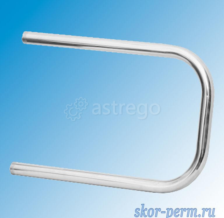 Полотенцесушитель П-образный 50х80 см, нержавеющая сталь Пермь - изображение 1