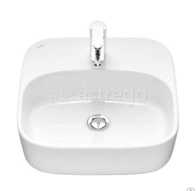 Раковина Santek Одри Soft 420х420 см отверстие под смеситель 1WH501709 Новосибирск - изображение 1
