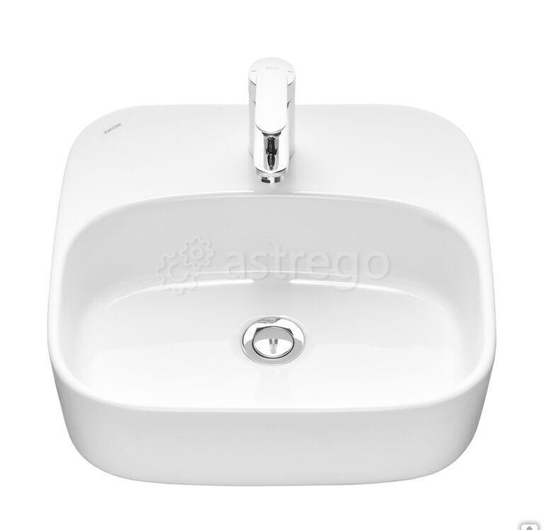 Раковина Santek Одри Soft 420х420 см отверстие под смеситель 1WH501709 Новосибирск - изображение 1