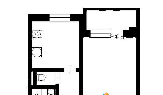 1-комн. квартира, 40 м2, 4/9 эт. Санкт-Петербург
