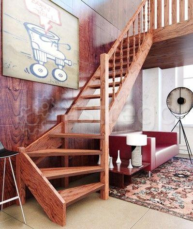 Лестница ЛЕС-07 универсальная поворот на 90 Новосибирск - изображение 1