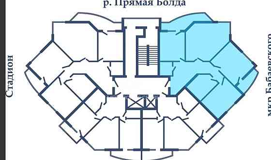 3-комн. квартира, 133.5 м2, 3/16 эт. Астрахань