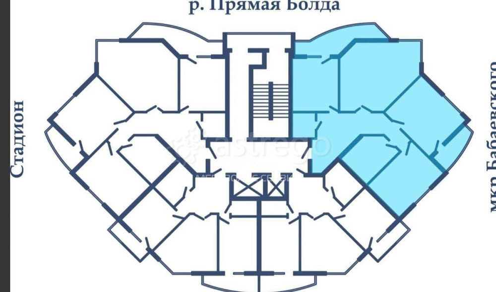 3-комн. квартира, 133.5 м2, 3/16 эт. Астрахань - изображение 5