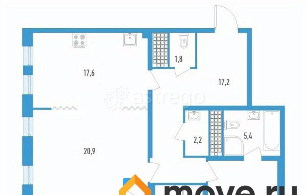 3-комн. квартира, 113.2 м2, 20/23 эт. Санкт-Петербург - изображение 1