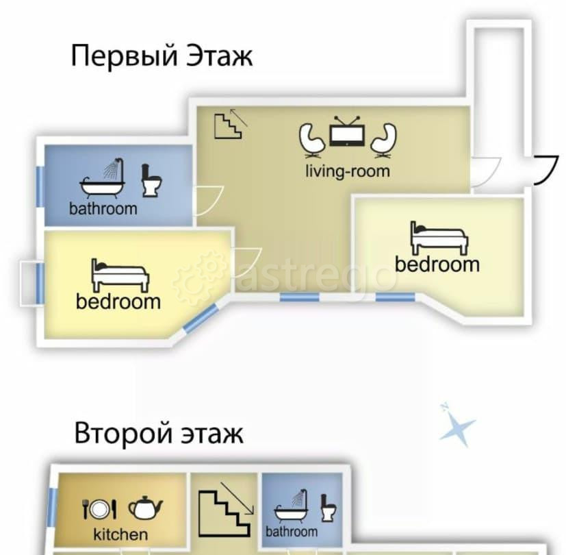 5-комн. квартира, 180 м2, 5/5 эт. Москва - изображение 3