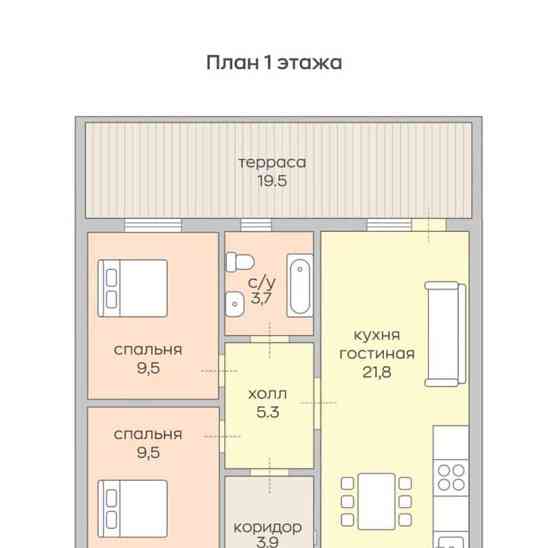 Дом, 70 м2, 6 соток, 1 эт. Бронницы