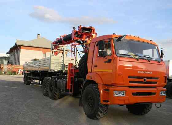 Тягач КАМАЗ 43118 с краном-манипулятором Kanglim KS 1256 GII Москва