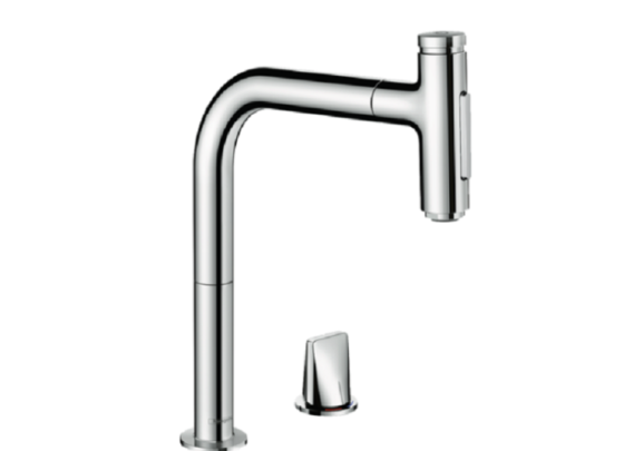 Смеситель для кухни Hansgrohe, Metris Select M71, sBox, тип открывания воды - однорычажный 73818000 Москва