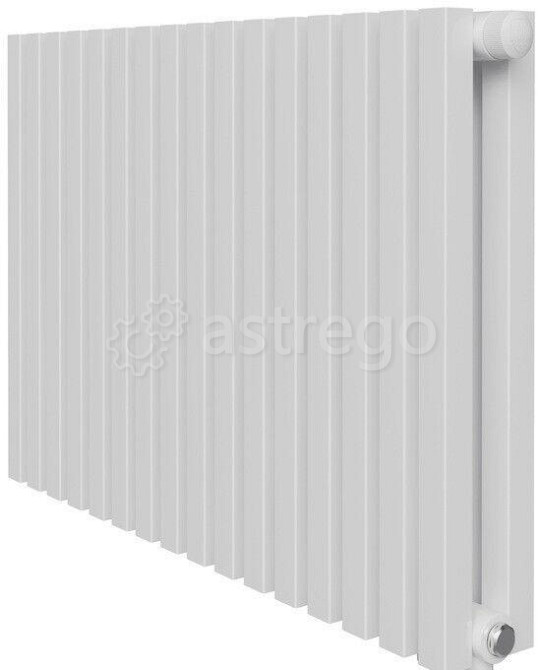 Стальной трубчатый радиатор 2-колончатый Royal Thermo Shift Q30 VC2050 - 12 секций RAL9016, нижнее 1 Нижний Новгород - изображение 1