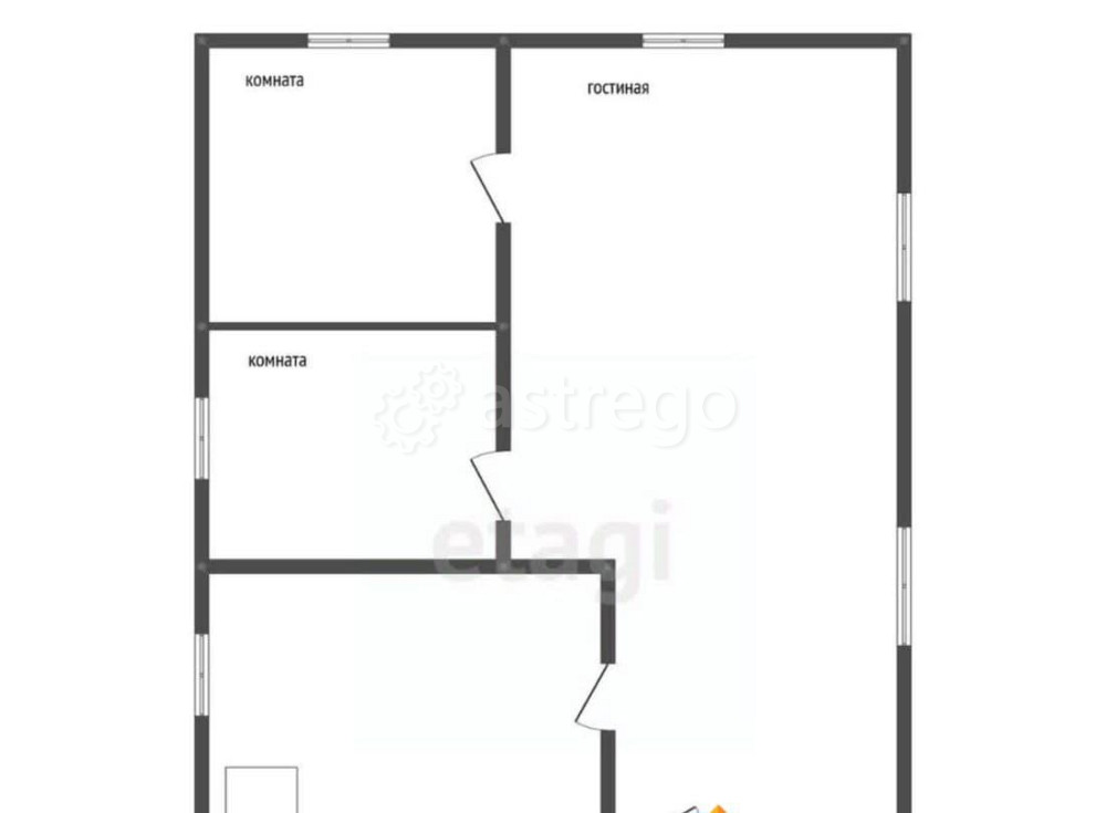 Дом, 45.6 м2, 9.2 сотки, 1 эт. Белогорск - изображение 2
