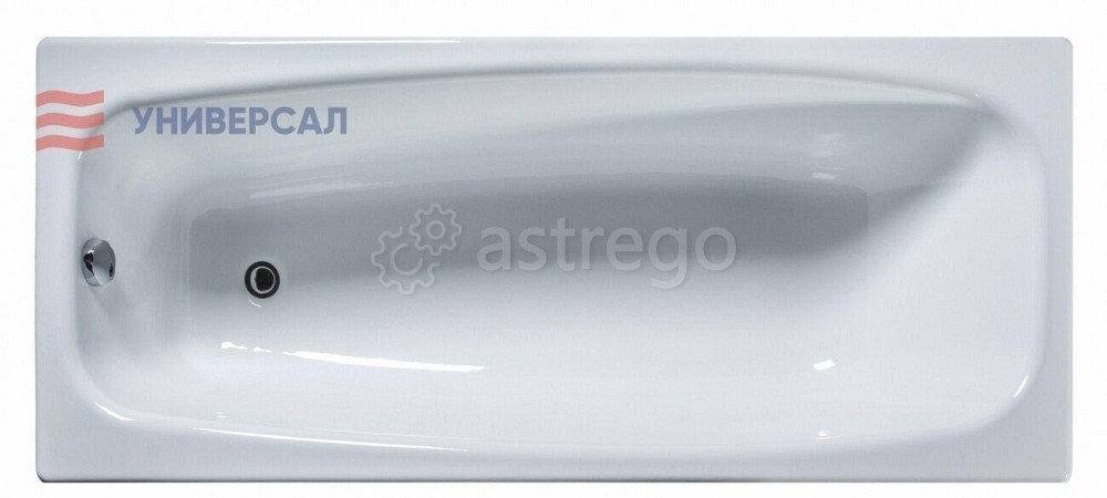 Ванна чугунная Универсал ВЧ-1700 Грация 1700х700х400 мм Екатеринбург - изображение 1