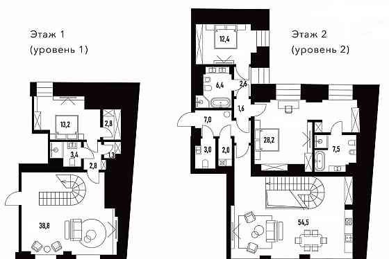 4-комн. квартира, 187.5 м2, 1/8 эт. Москва