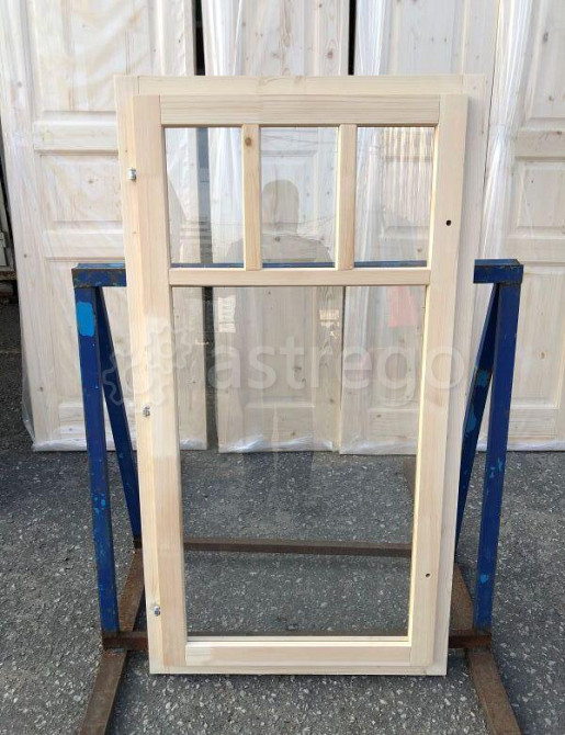 Окно деревянное для детского домика 600х600 мм Москва - изображение 1