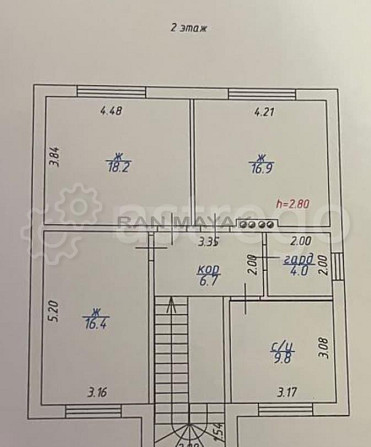Таунхаус, 165 м, 4.5 сотки, 2 эт. Майкоп - изображение 7