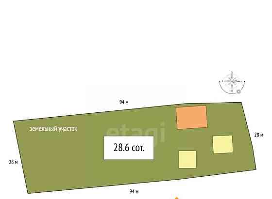Дом, 72 м2, 28.6 сотки, 2 эт. Алтайское