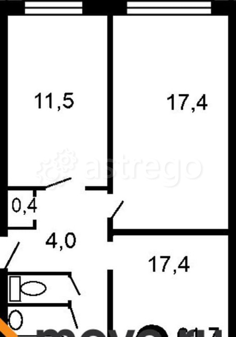 3-комн. квартира, 61 м2, 5/5 эт. Барнаул - изображение 4
