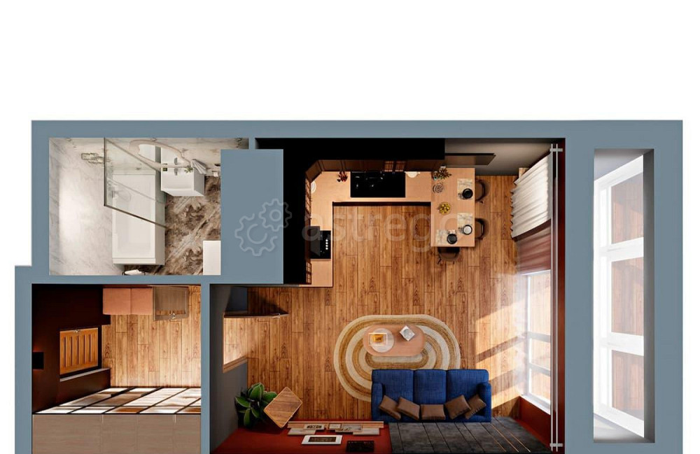 Студия, 33.03 м2, 3/20 эт. Нефтекамск - изображение 5