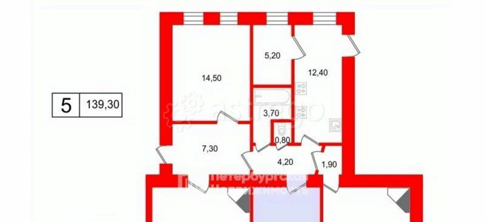 Комната, 20 м2, 3/5 эт. Санкт-Петербург - изображение 6