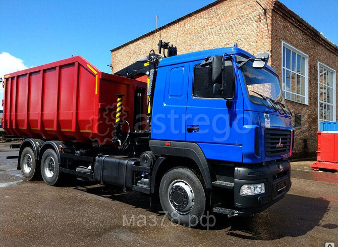 Ломовоз МАЗ 631228-8575-012 Евро-5 с гидроманипулятором VM10L74 ЛМ-1М.8 Велмаш Санкт-Петербург - изображение 1