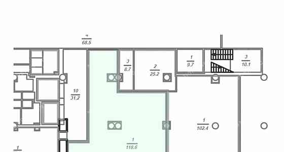 Офис, 118.6 м2 Санкт-Петербург