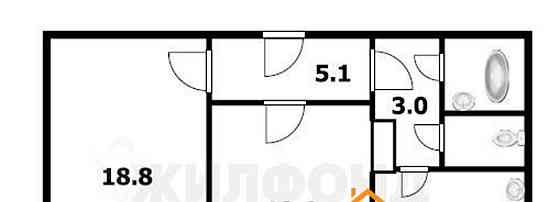 2-комн. квартира, 53 м2, 6/9 эт. Бийск