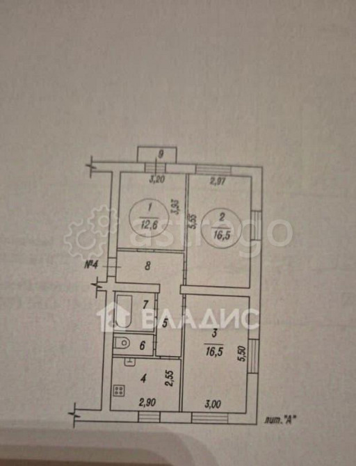 Комната, 12.6 м2, 1/3 эт. Электросталь - изображение 5