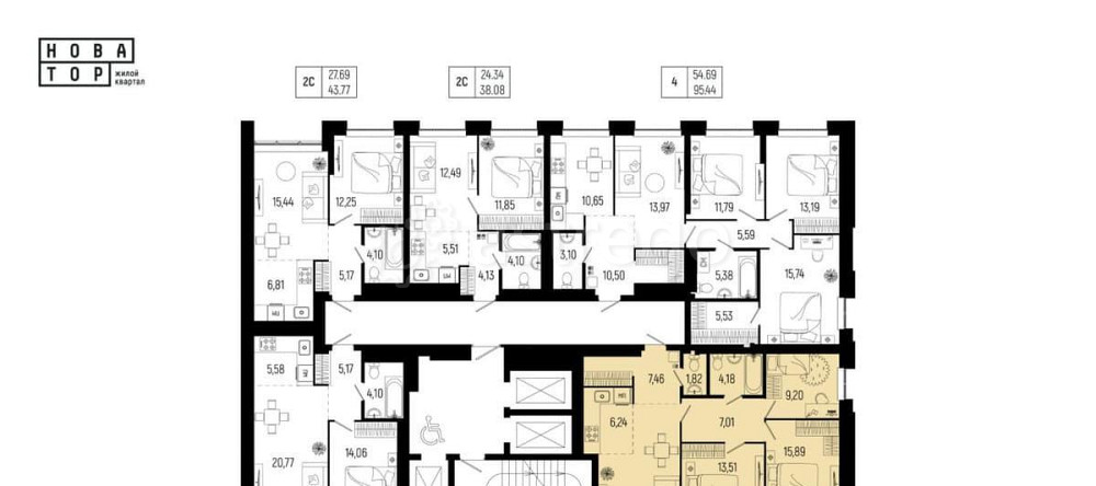 4-комн. квартира, 82.12 м2, 22/25 эт. Уфа - изображение 5