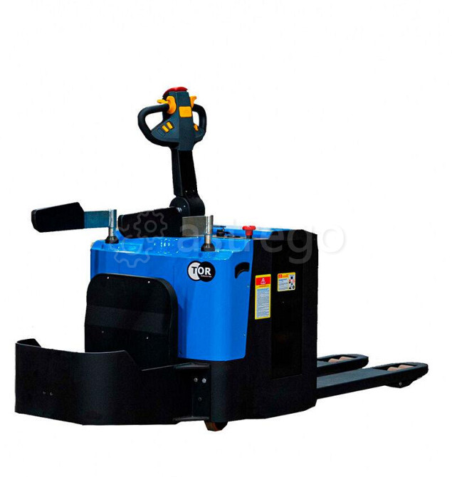 Тележка электрическая 2000 кг 1150 мм TOR RPT20-F с платформой 24/210 В/Ач* Челябинск - изображение 1