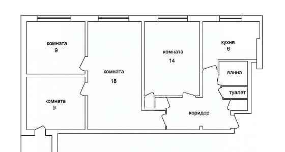 4-комн. квартира, 65.9 м2, 9/9 эт. Дмитров