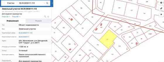 Земля с/х назначения, 15 соток Шатура