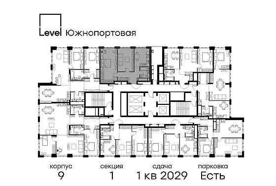 2-комн. квартира, 58.9 м2, 47/49 эт. Москва