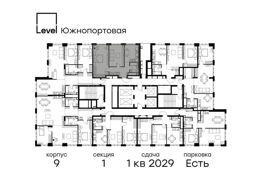 2-комн. квартира, 58.9 м2, 47/49 эт. Москва - изображение 2