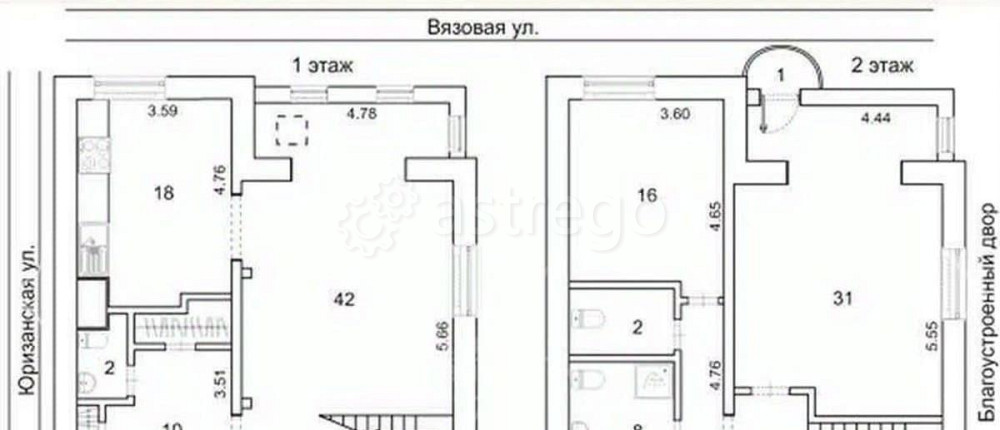 4-комн. квартира, 163.8 м2, 1/8 эт. Санкт-Петербург - изображение 2